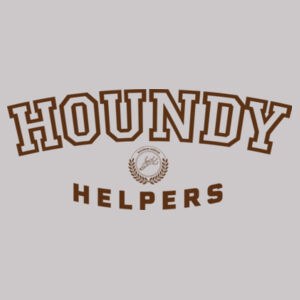 Go Team Houndy Helpers hoodie - white marle Design