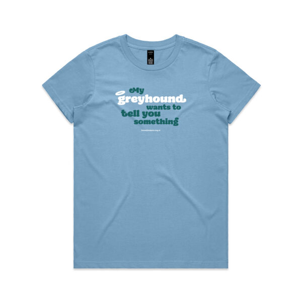 My greyhound wants to tell you something - sky (W) Thumbnail