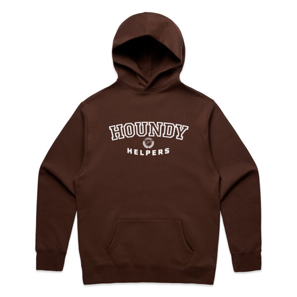 Go Team Houndy Helpers hoodie - chestnut brown Thumbnail